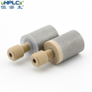 不锈钢流动相进样口过滤器保护HPLC系统,带有螺母和密封垫圈,用于3/16”或1/8” OD管